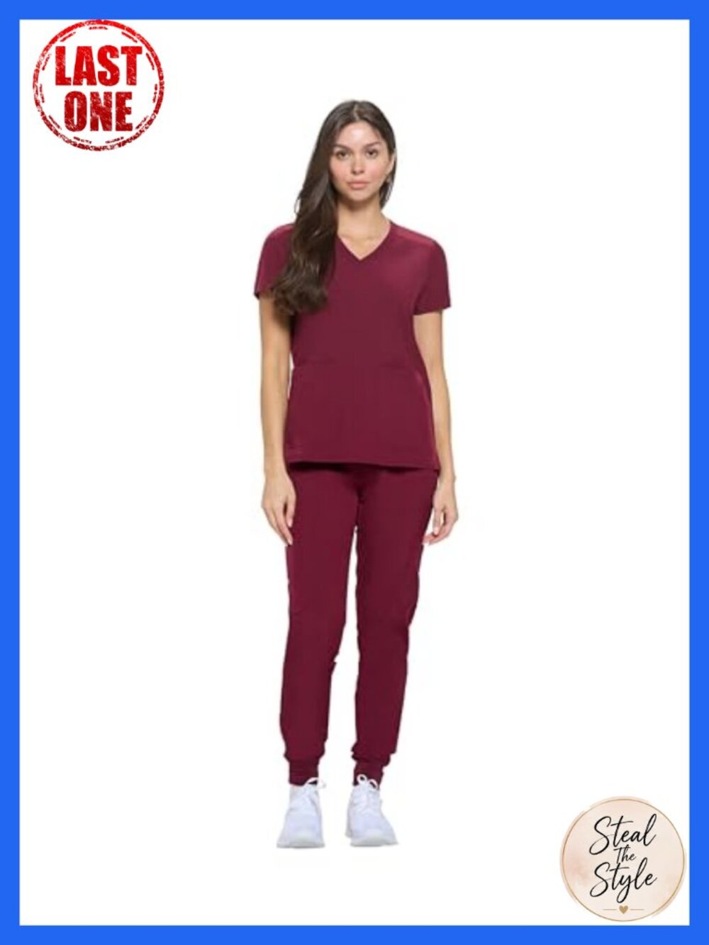 Unbranded Womens Cool Stretch Jogger Scrub Set Medical Uniform